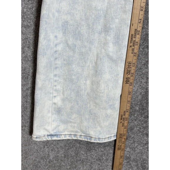 Aeropostale High Rise Flare Jeans Womens Size‎ 8 Acid Wash Distressed Denim - Picture 14 of 15